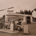 Liimataisen Esso, Nuijamiestentien Pohjois-Haaga 1950 luku. Kuva Marina Borodulin